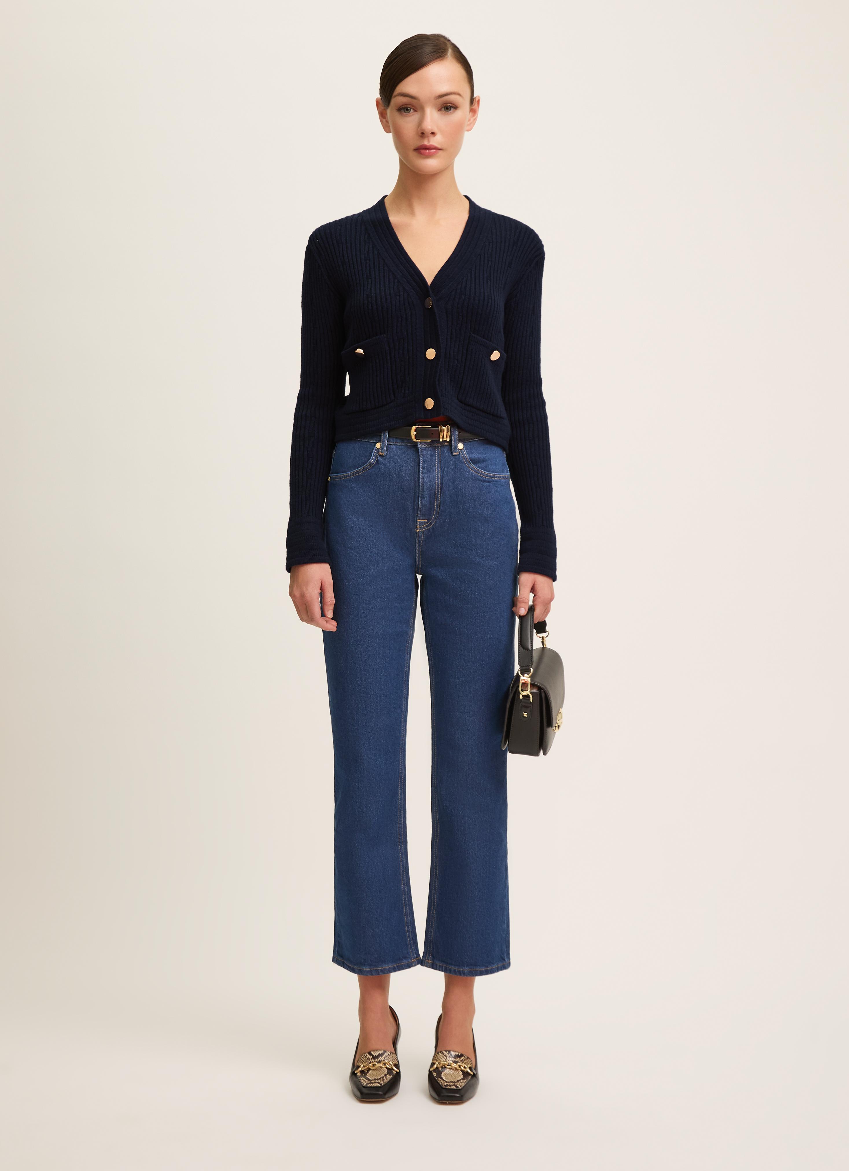 Shona Spring Shoulder Pad Long Sleeve Cardigan | Clothing